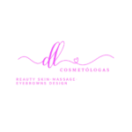 Logo de DL Cosmetologas color rosa