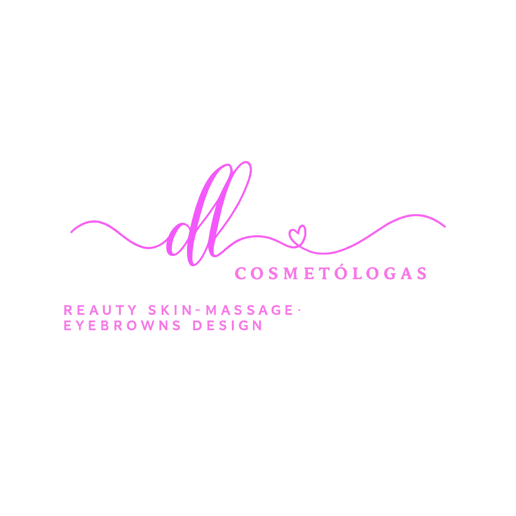 Logo de DL Cosmetologas color rosa